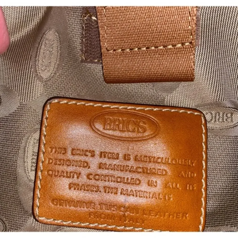 Bric’s Vintage Pelle Tuscan Leather Slim Briefcase in Distressed Cognac